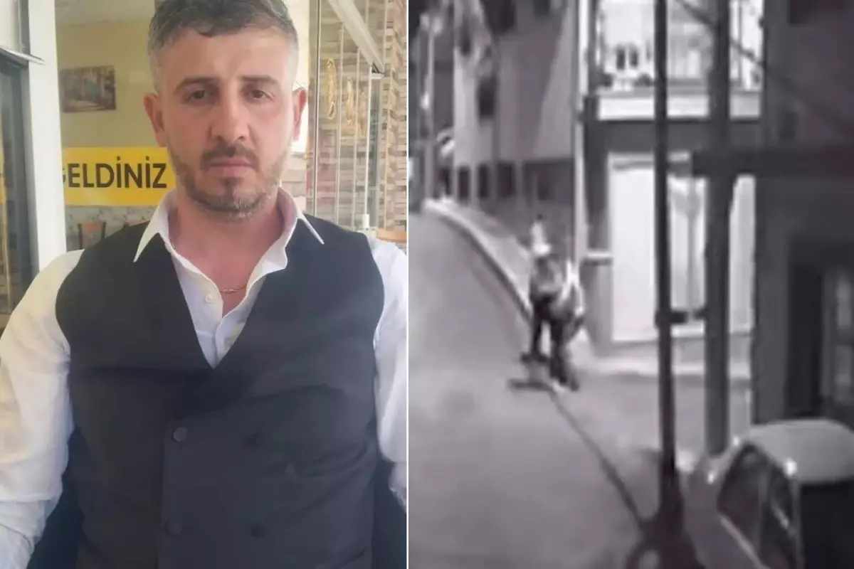Gece yarısı bıçakla dehşet saçtı! Genç adamın boğazını kestiği anlar kamerada