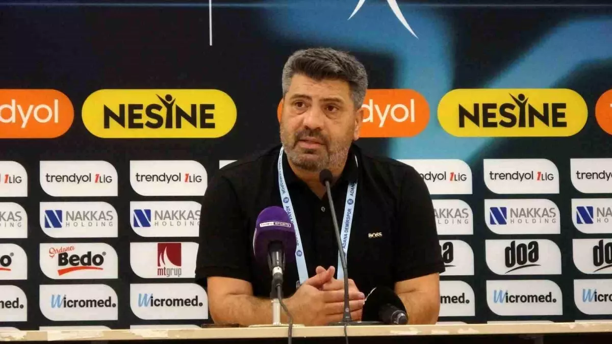 Adana Demirspor Teknik Direktöründen Maç Değerlendirmesi