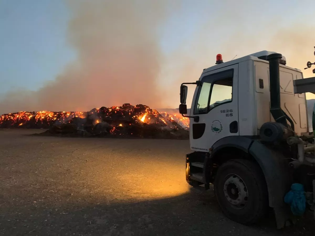 Mardin'deki Mısır Balyası Yangını 3 Günde Kontrol Altına Alındı