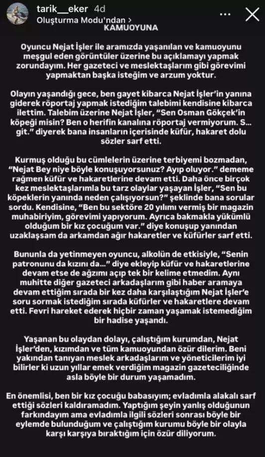 The fate of the reporter who headbutted Nejat İşler has been revealed