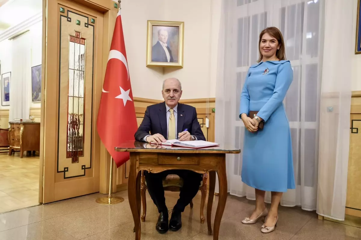 TBMM Başkanı Numan Kurtulmuş, Budapeşte Büyükelçiliği'ni Ziyaret Etti