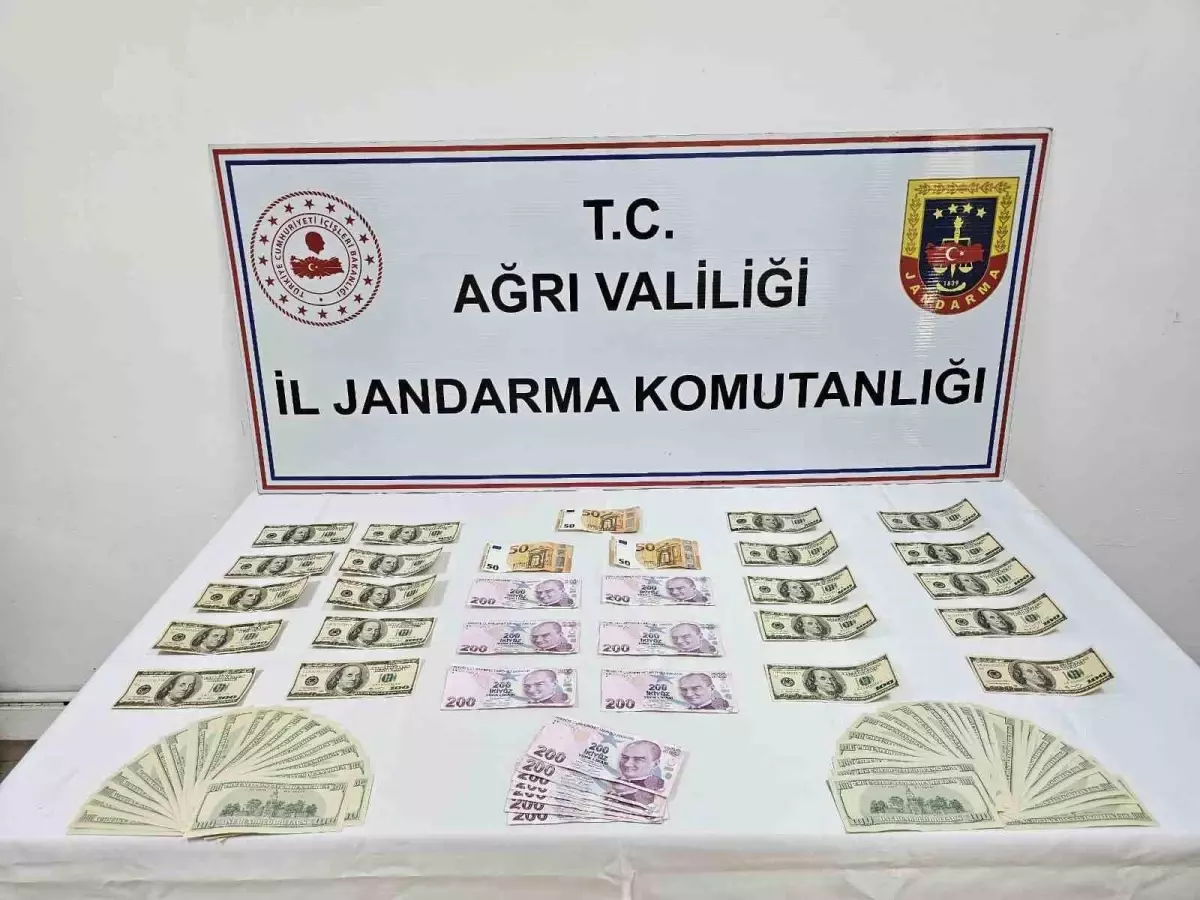 Ağrı'da Jandarma Operasyonunda Sahte Para Ele Geçirildi