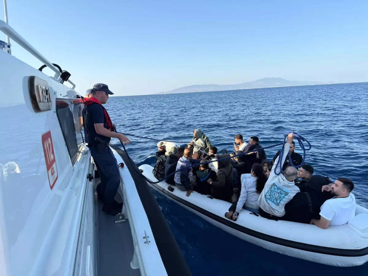 Bodrum'da 24 Kaçak Göçmen ve 2 Organizör Yakalandı