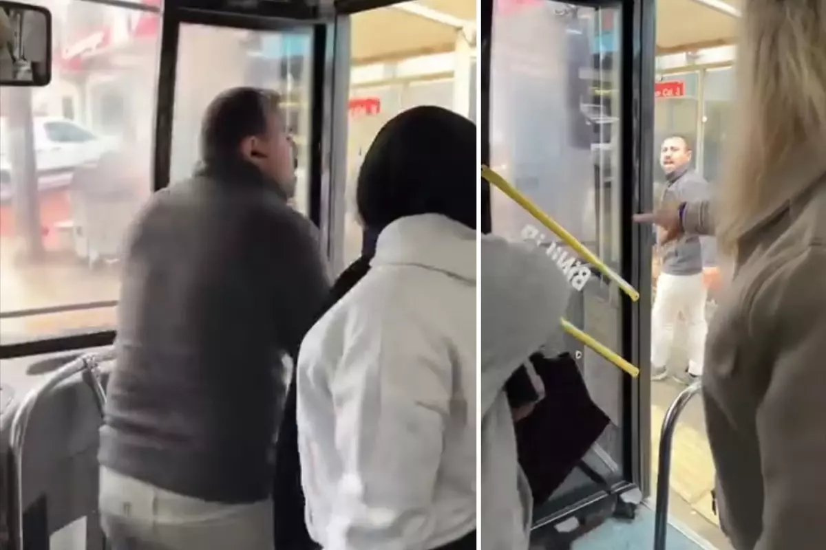 Yolculara küsen otobüs şoföründen olay hareket! Ne kadar dil döküldüyse de nafile