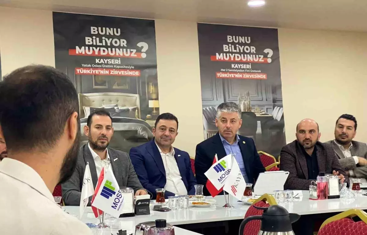 Çopuroğlu: "Mobilyanın anavatanı da başkenti de Kayseri'dir"