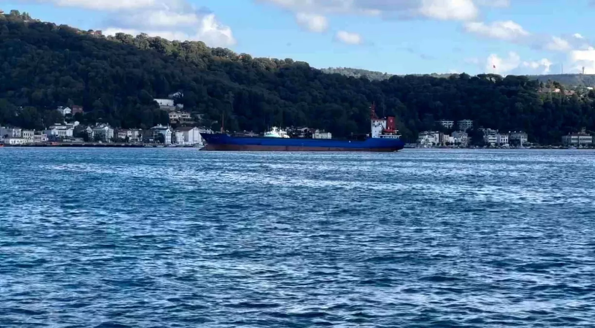 ARDA Kargo Gemisi İstanbul Boğazı'nda Makine Arızası Geçirdi