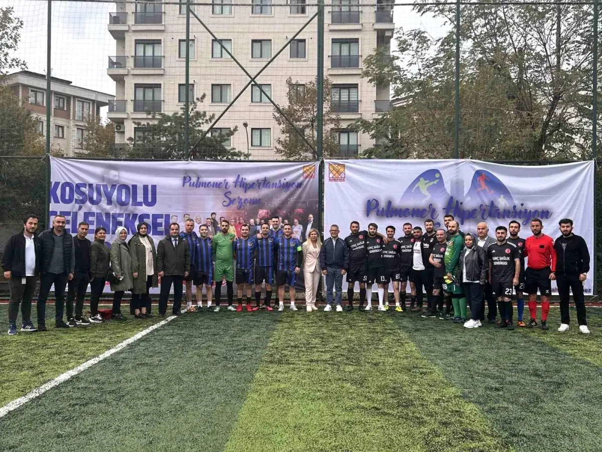 Koşuyolu Geleneksel Futbol Turnuvası'nda 'Pulmoner Hipertansiyon' Farkındalığı