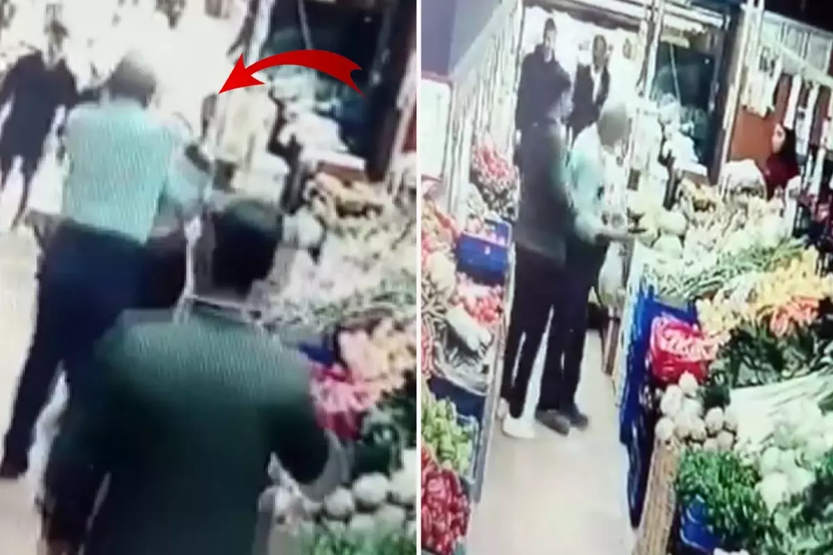 Küçükçekmece'de markete köpeğiyle giren kadına yumruklu saldırı
