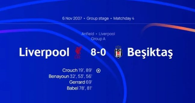 Liverpool 8-0 Beşiktaş maçı ne zaman oynandı? Liverpool Beşiktaş maçında golleri kim attı? Liverpool 8-0 Beşiktaş maçı ne zaman oynandı? Liverpool Beşiktaş maçında golleri kim attı?