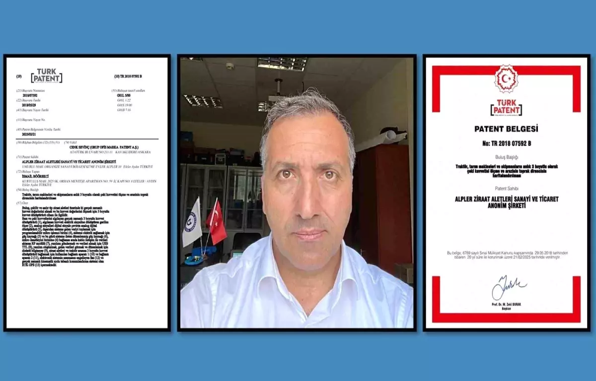 ADÜ'de Geliştirilen Tarım Makinaları Dijital Teknolojisi Patenti Tescillendi