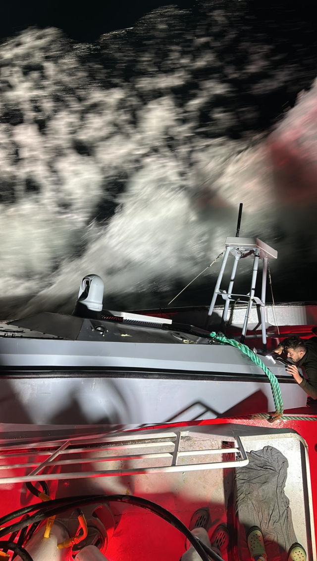 An unmanned underwater vehicle loaded with explosives was found in Trabzon
