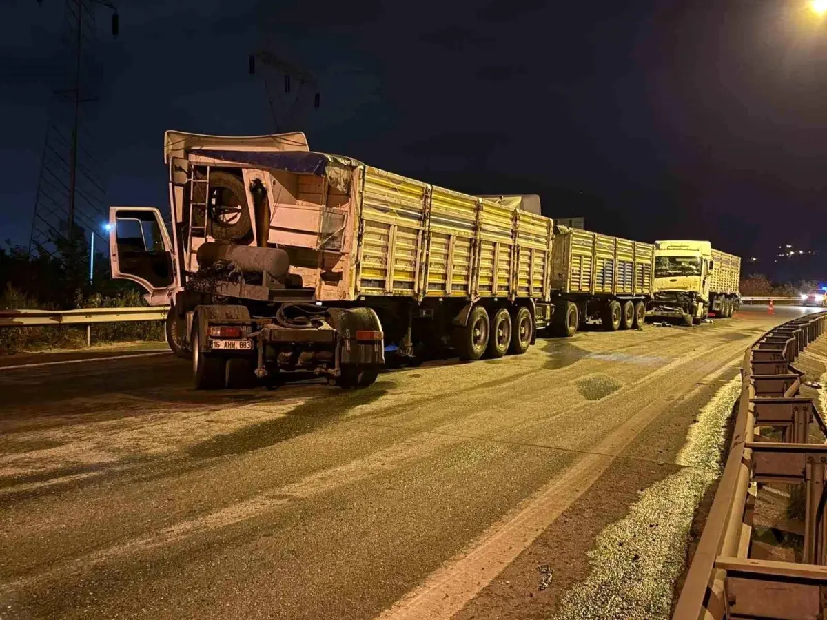 Hatay'da Zincirleme Trafik Kazası: 1 Yaralı