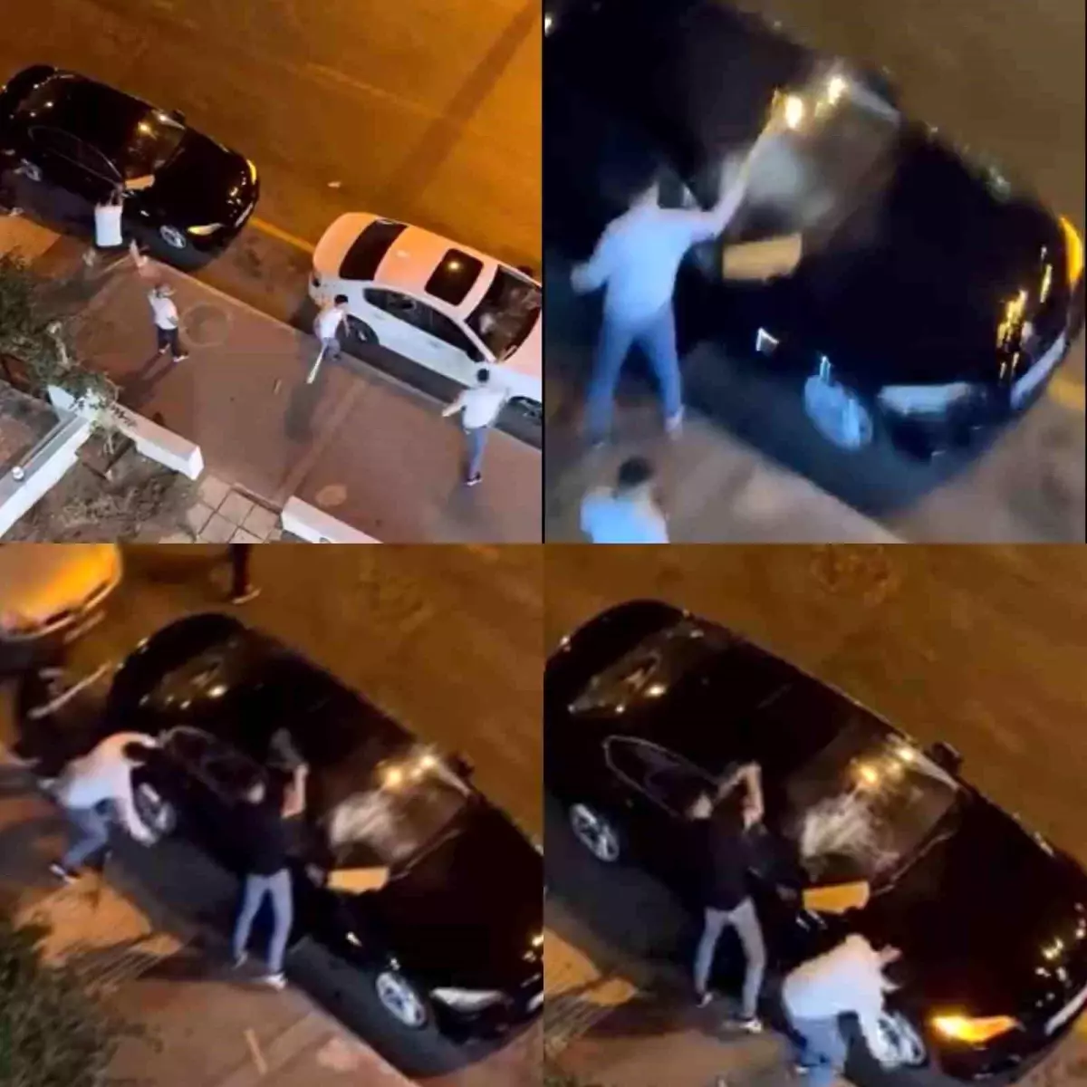 Mersin'de Gece Yarısı Oto Saldırısı: Camlar Kırıldı, Tekerleklere Bıçak Saplandı