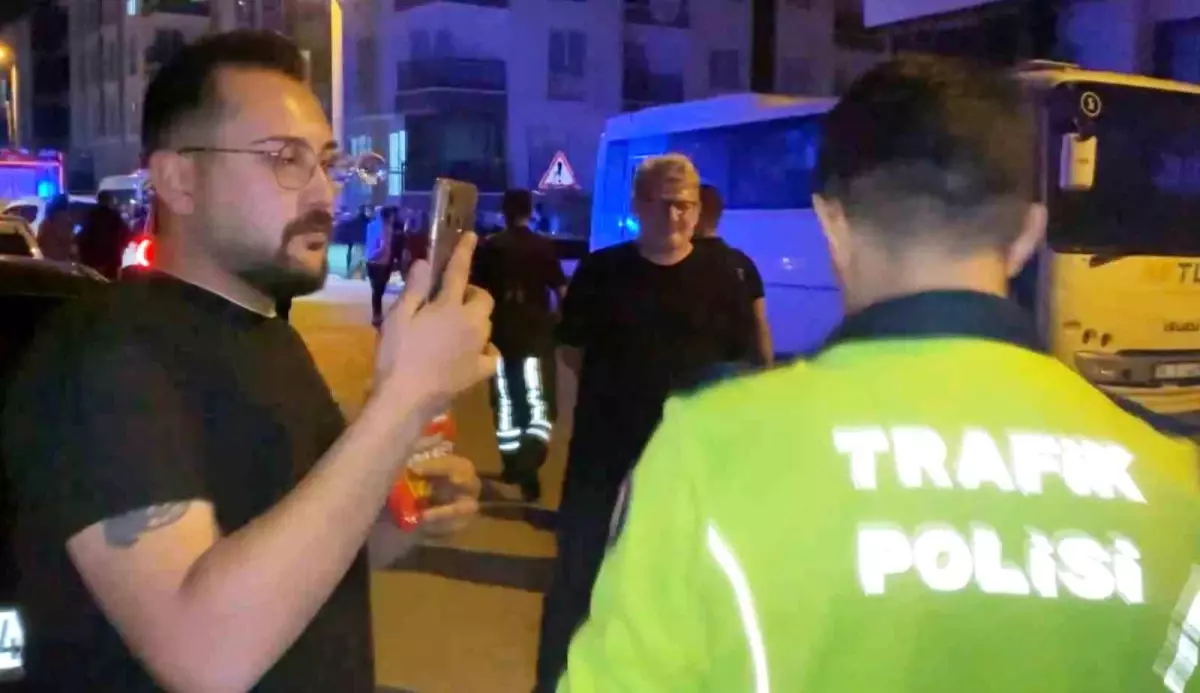 Alkollü Sürücüden Polisi Zor Duruma Sokacak Hareketler