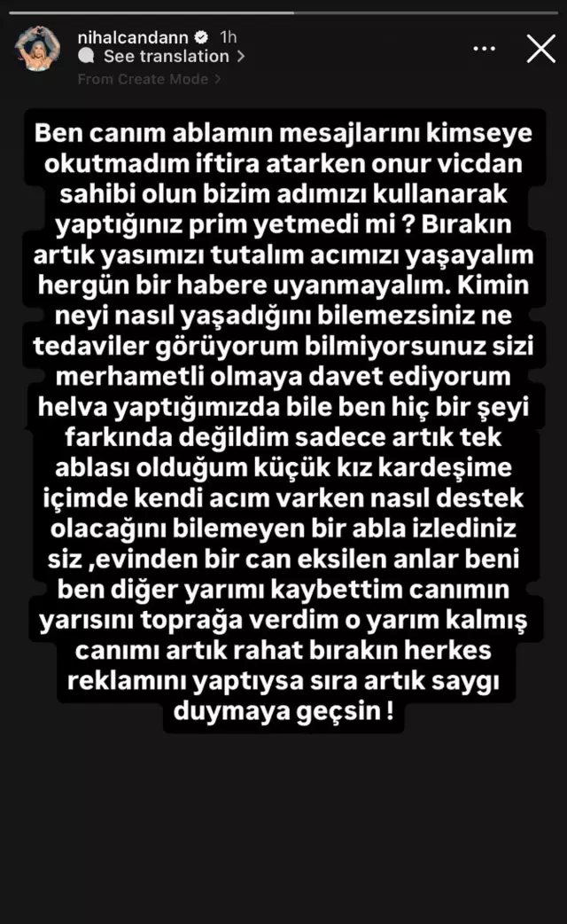 Bahar Candan adapted Atatürk's words to herself, causing an uproar