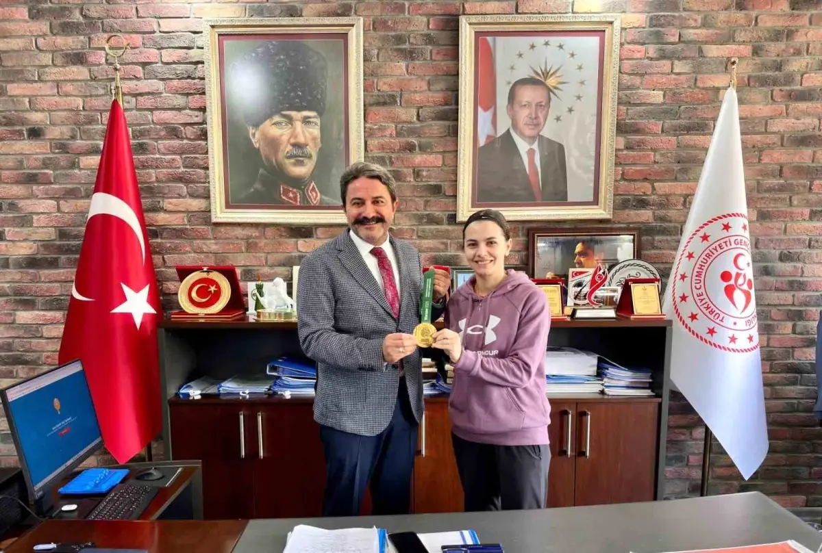 Avrupa Şampiyonu Taekwondocu Gülsena Karakuyulu Ertunç'tan Ziyaret