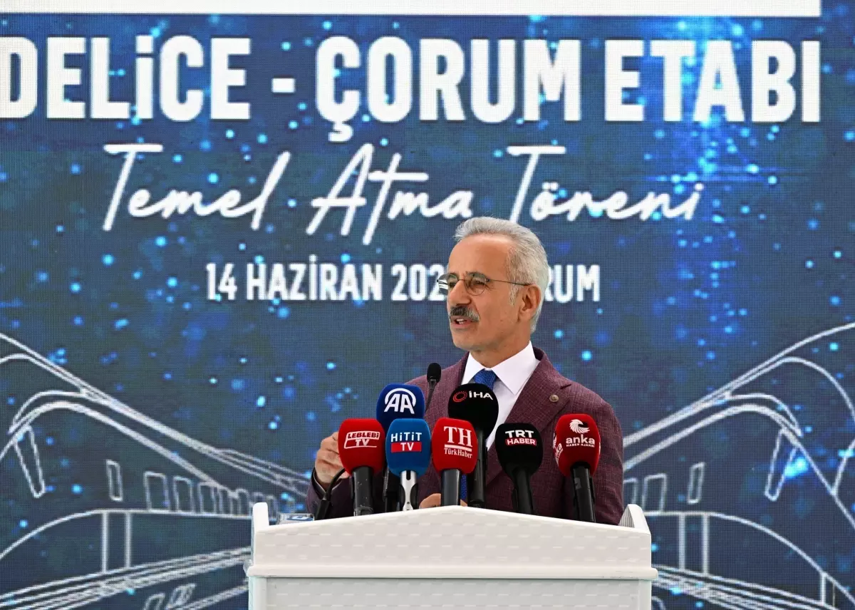 Ankara-Kırıkkale-Çorum-Samsun Hızlı Demiryolu Projesi'nde İlerleme Kaydedildi