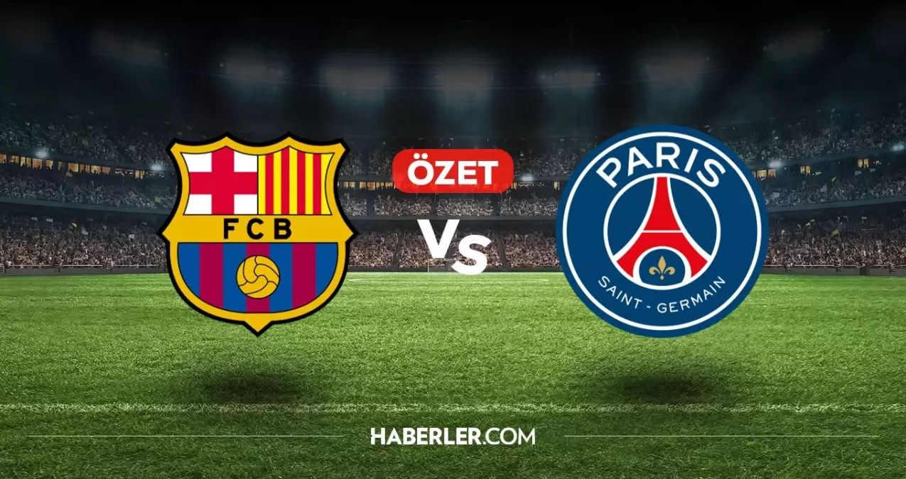 Barcelona PSG maç özeti ve golleri! (VİDEO) Barcelona PSG geniş özeti! Golleri kim attı, maç kaç kaç bitti?
