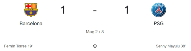 Barcelona PSG maçı kaç kaç, bitti mi? MAÇ SONUCU! Barcelona PSG golleri kim attı, canlı maç anlatımı! Barcelona PSG maçı kaç kaç, bitti mi? MAÇ SONUCU! Barcelona PSG golleri kim attı, canlı maç anlatımı!
