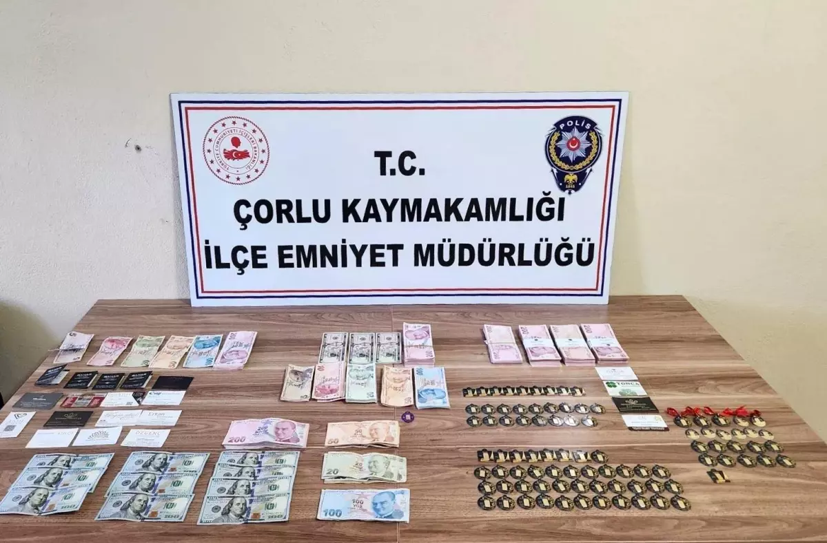 Tekirdağ'da Sahte Altın Operasyonu: 4 Gözaltı, 1 Tutuklama