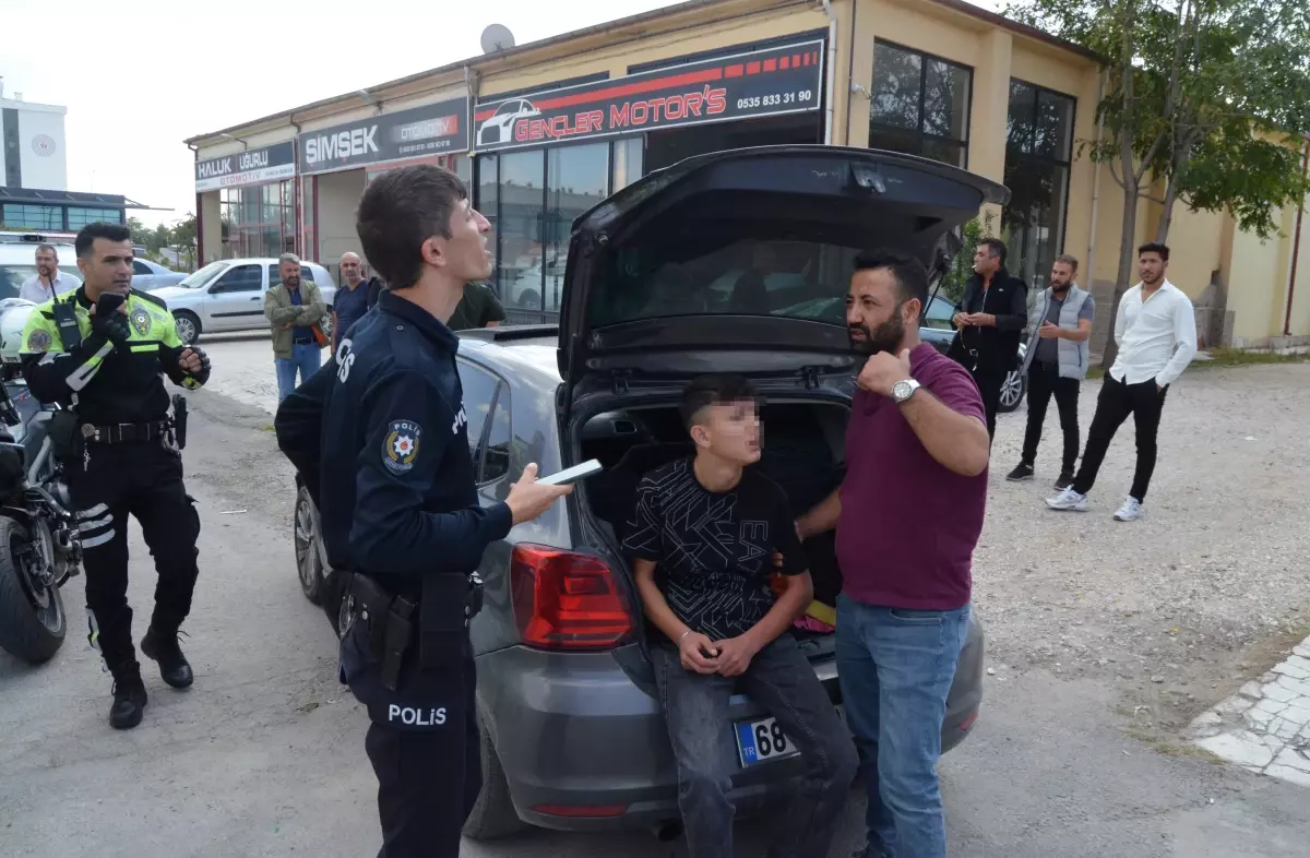 14 Yaşındaki Sürücü 'Dur' İhtarına Uymadı