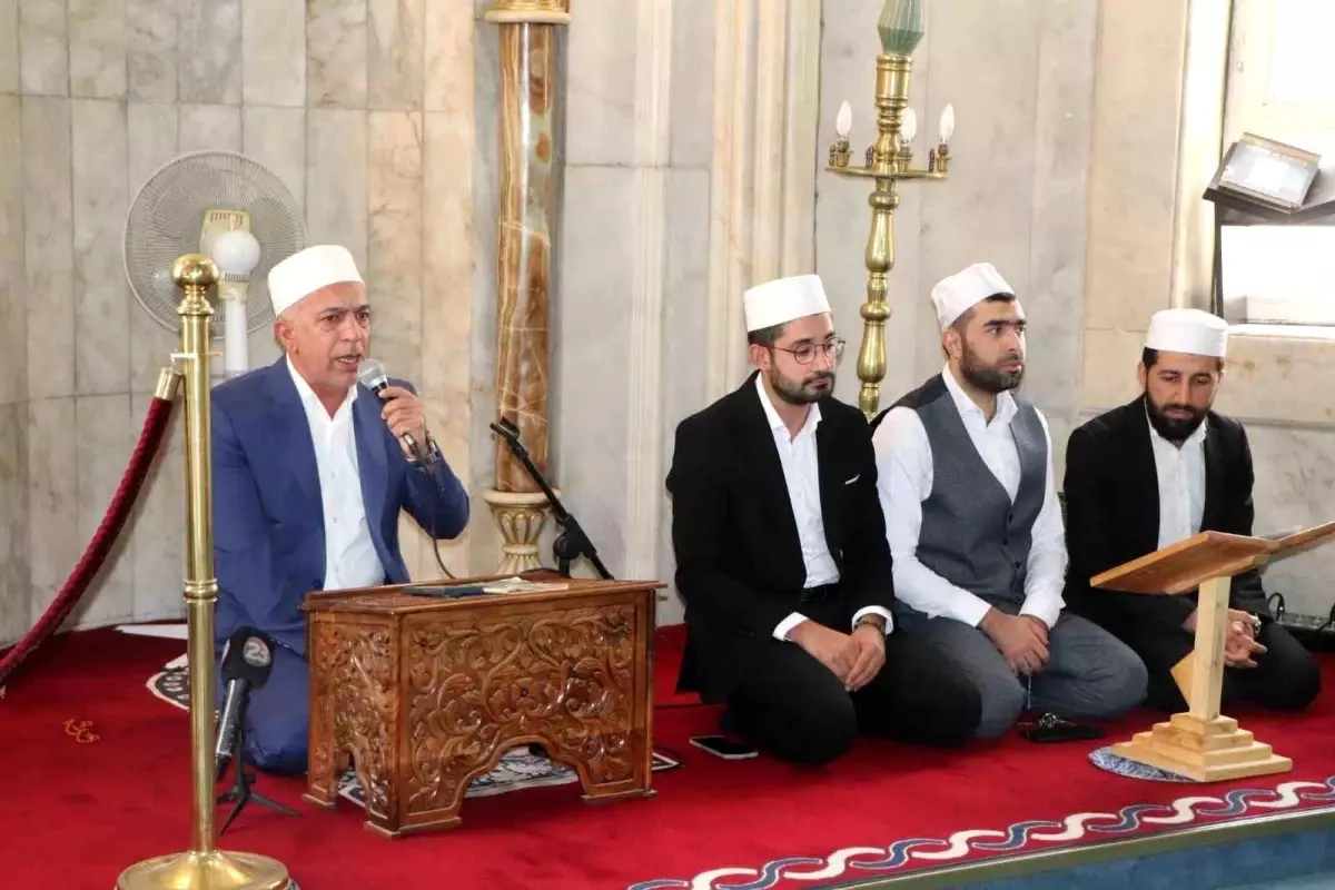 Elazığ'da Camiler ve Din Görevlileri Haftası Kapsamında Mevlid Programı Düzenlendi