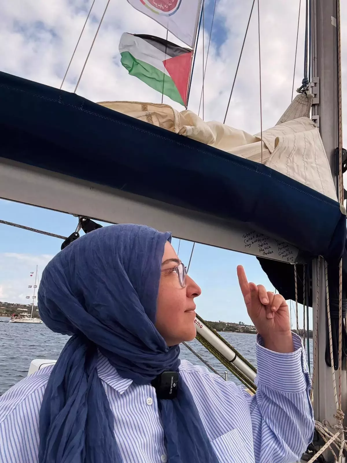 Gazeteci Semanur Sönmez Yaman'ın Gazze Yolculuğu: Sevdiklerinin İsimleriyle İlerleyecek