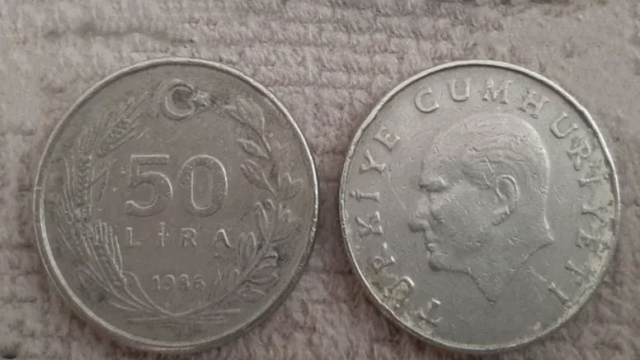 Misprinted 50 lira is now worth thousands of lira
