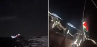 İşte İsrail'in Sumud Filosu'na saldırdığı anlar