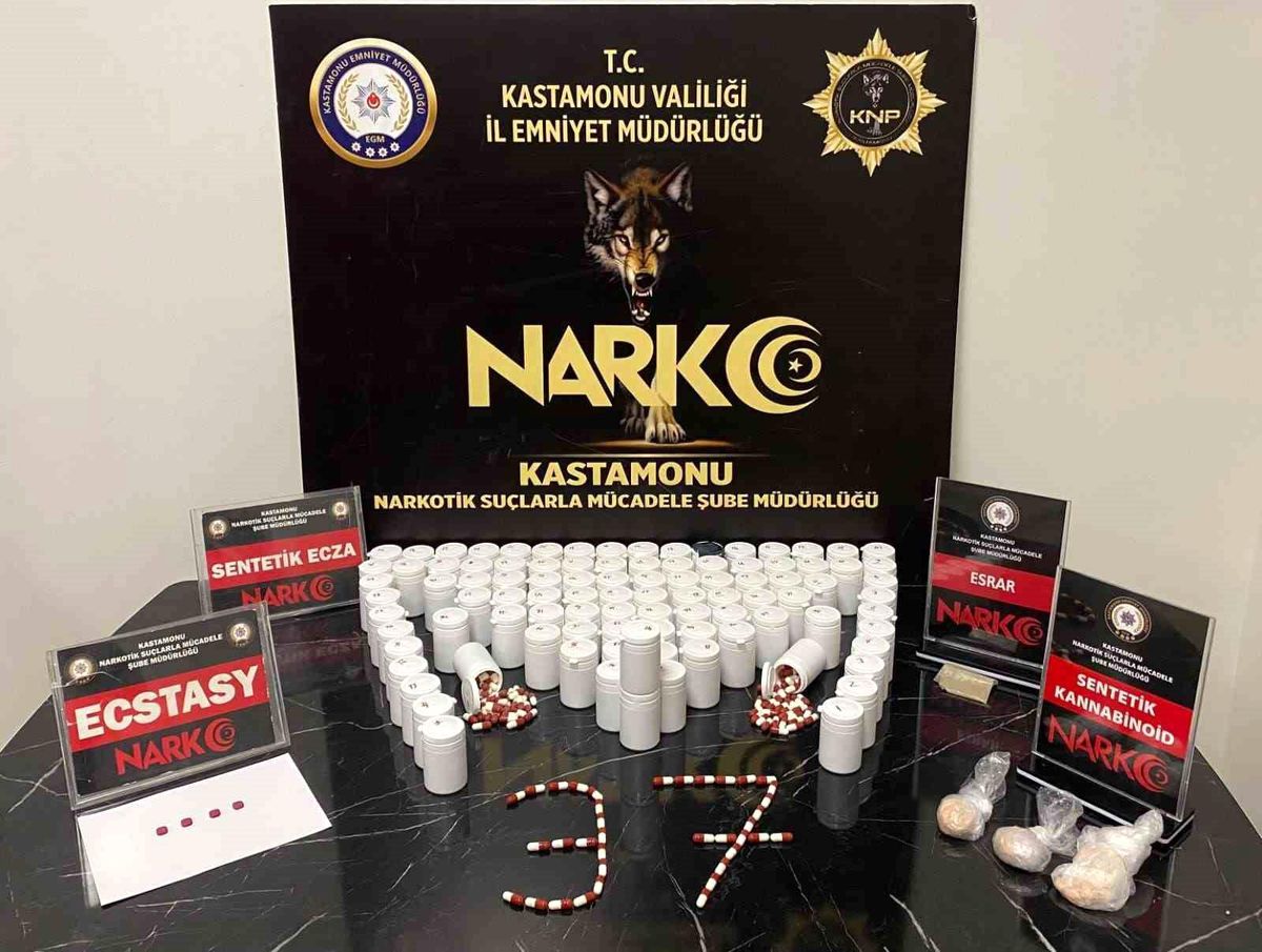 Kastamonu'da Uyuşturucu Operasyonu: 2 Şahıs Tutuklandı