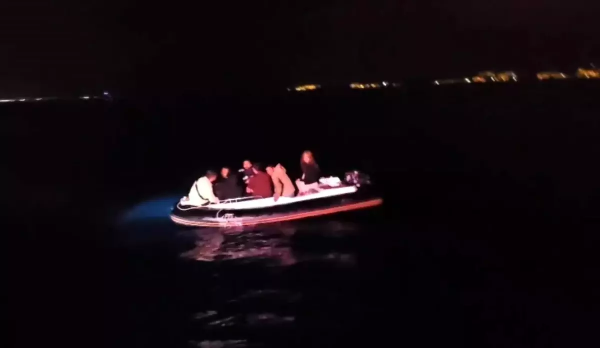 Bodrum Açıklarında 6 Düzensiz Göçmen ve 1 Kaçakçı Yakalandı