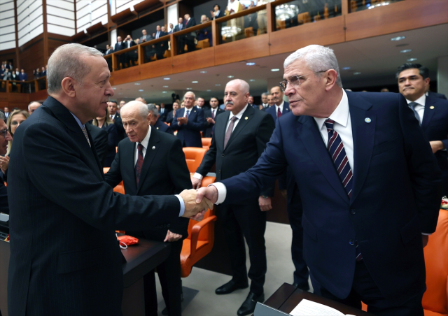 Surprise meeting in the Parliament! Erdoğan met with the leaders of 4 parties