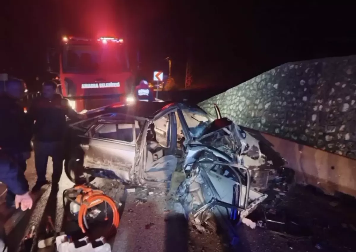 Bartın'da Yağmur Nedeniyle Kaza: 4 Yaralı