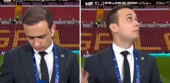 Neye uğradığını şaşırdı! Sakin sakin yayına hazırlanan TRT muhabirinin zor anları