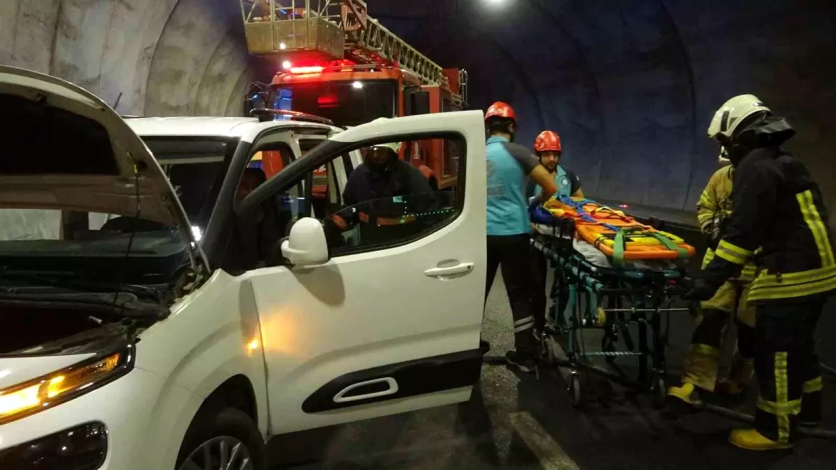 Çanakkale Troya Tüneli'nde Trafik Kazası Tatbikatı Gerçekleştirildi