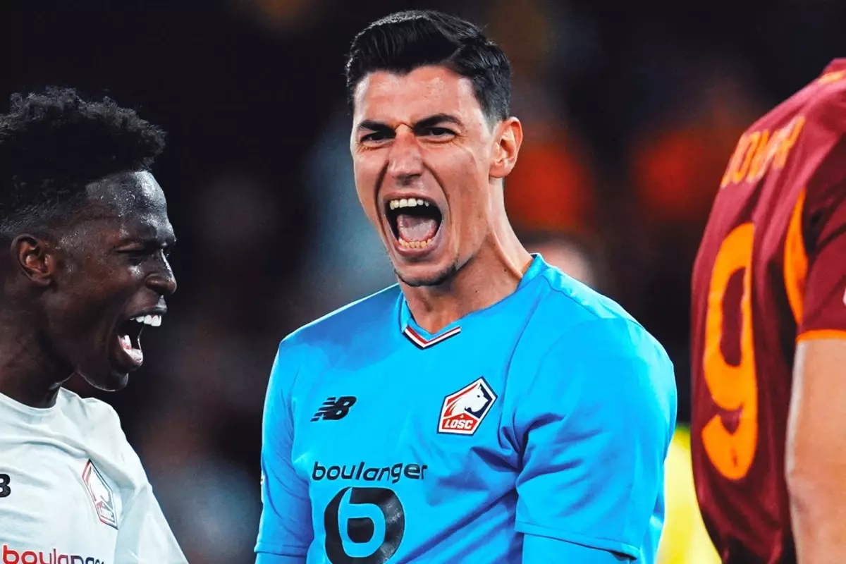 Berke Özer üst üste 3 penaltı kurtardı, Lille Roma'yı tek golle yendi