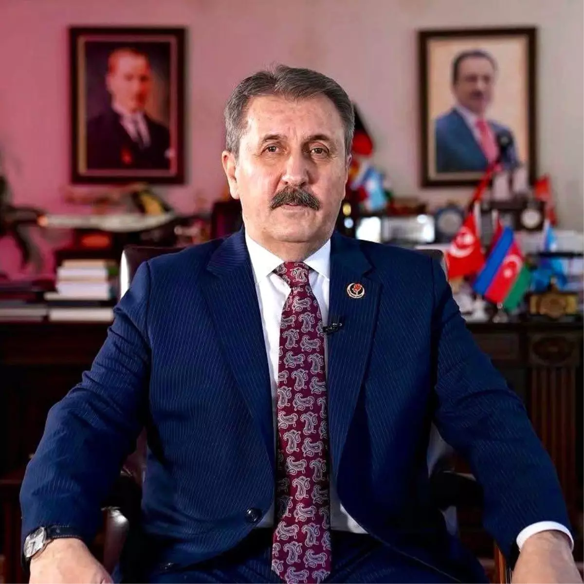BBP Genel Başkanı Destici'den Milletvekili Gürcan'a Geçmiş Olsun Mesajı