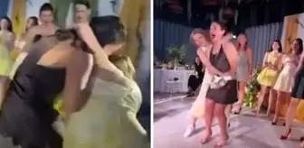 Düğünde çiçek kapma yarışı kavgaya dönüştü