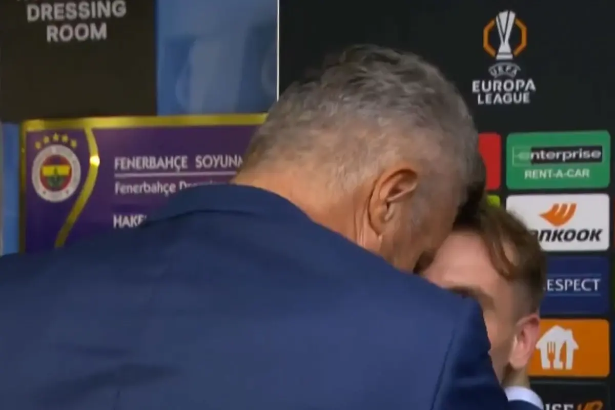 Fenerbahçe'de maç sonu röportajına damga vuran diyalog