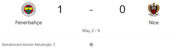 Fenerbahçe Nice maçı kaç kaç, bitti mi? MAÇ SONUCU! Fenerbahçe Nice golleri kim attı, canlı maç anlatımı! Fenerbahçe Nice maçı kaç kaç, bitti mi? MAÇ SONUCU! Fenerbahçe Nice golleri kim attı, canlı maç anlatımı!