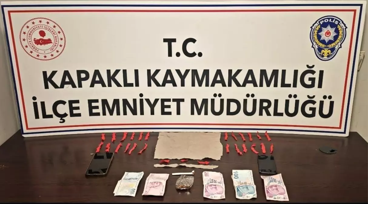 Tekirdağ'da Uyuşturucu Tacirlerine Baskın: 3 Şüpheli Tutuklandı