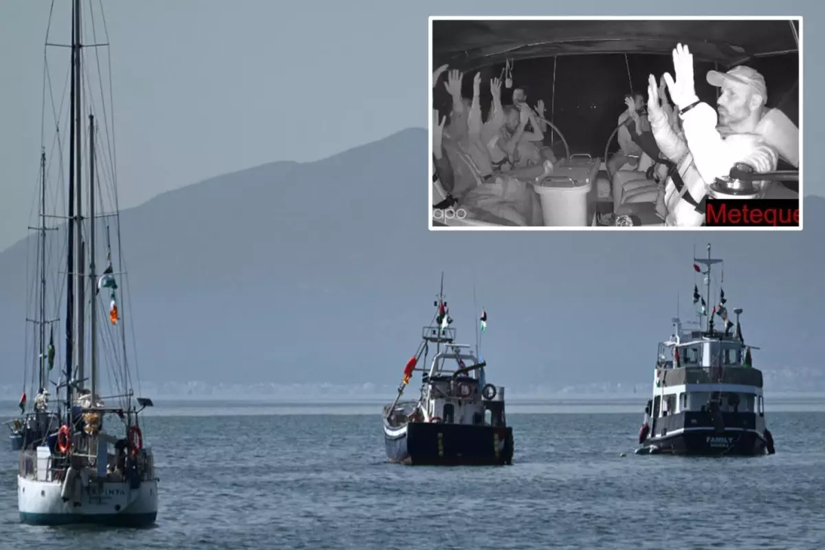 Küresel Sumud Filosu'na bağlı 'Marinette' teknesi Gazze'ye doğru ilerliyor