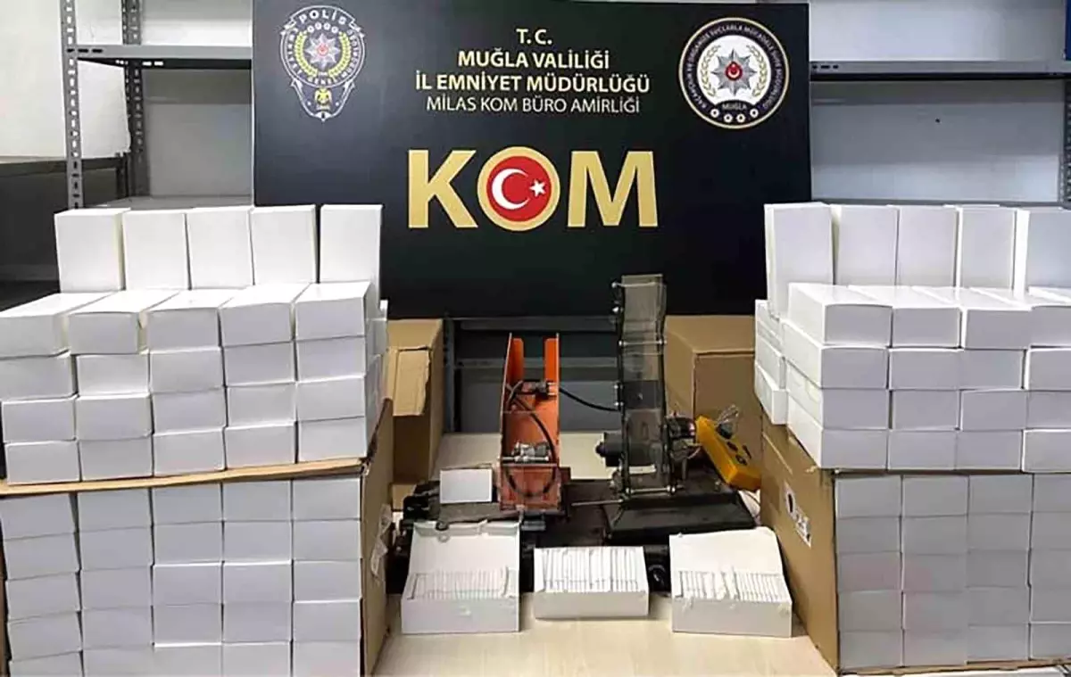 Muğla'da Kaçak Tütün Operasyonu: 11 Şüpheli Yakalandı