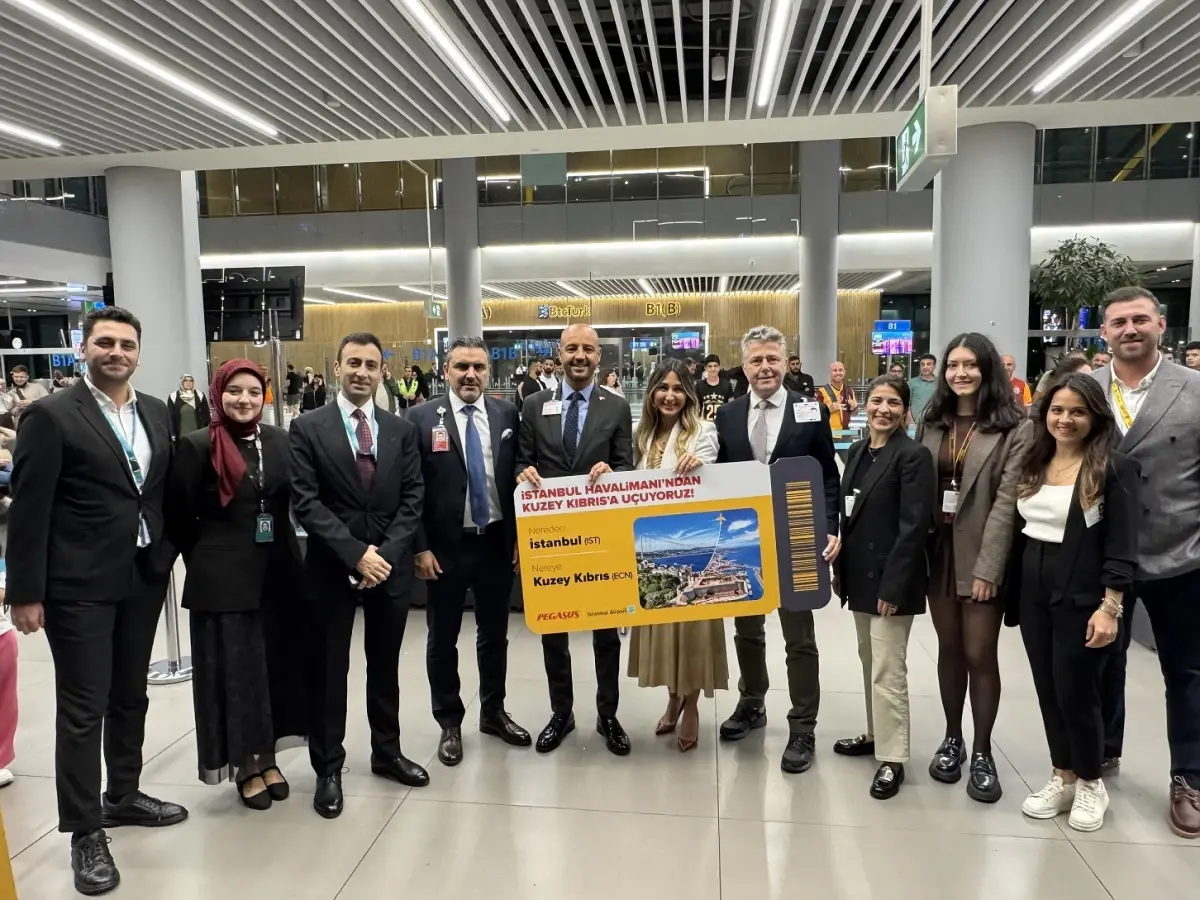 Pegasus Havayolları'ndan İstanbul'dan Kıbrıs Ercan'a Uçuş Başladı