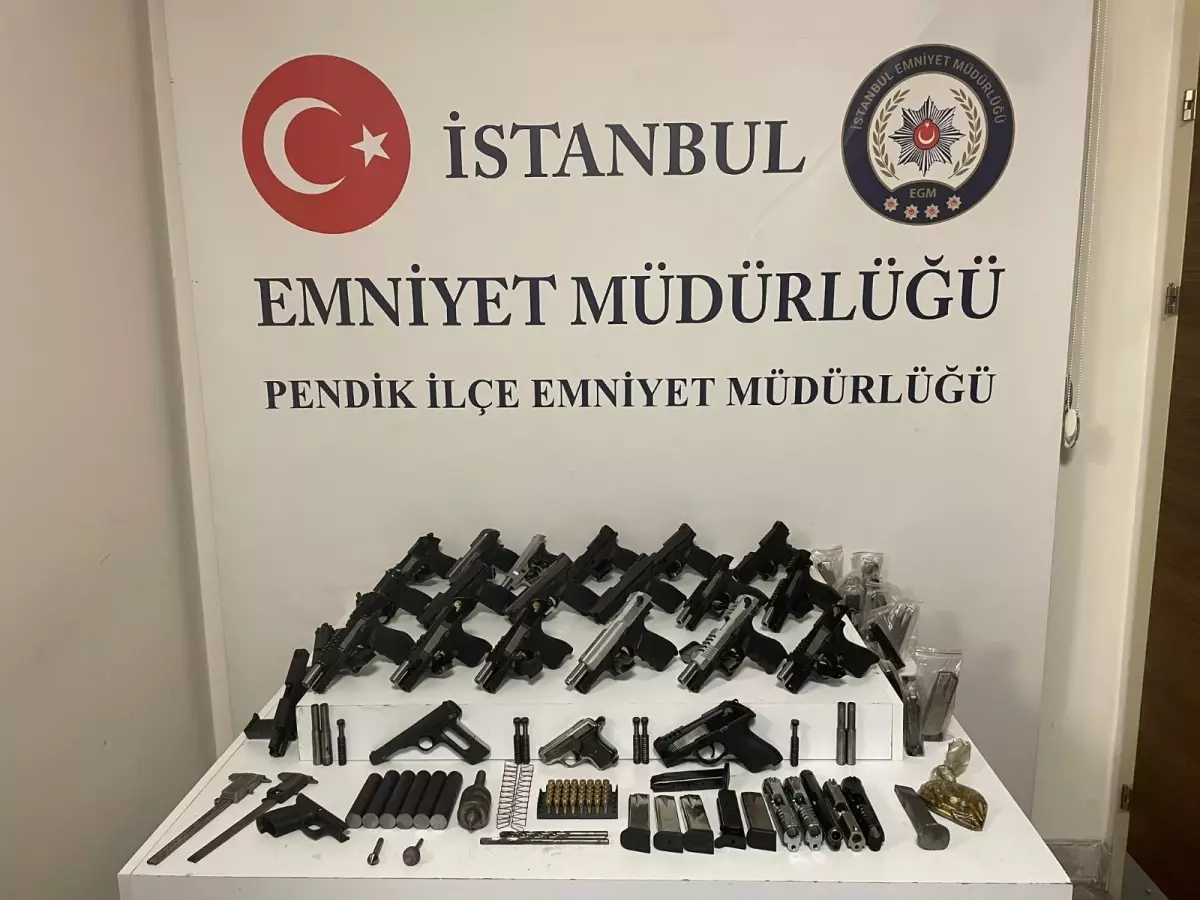 Pendik'te Silah İmalatına Operasyon: İki Şüpheli Tutuklandı