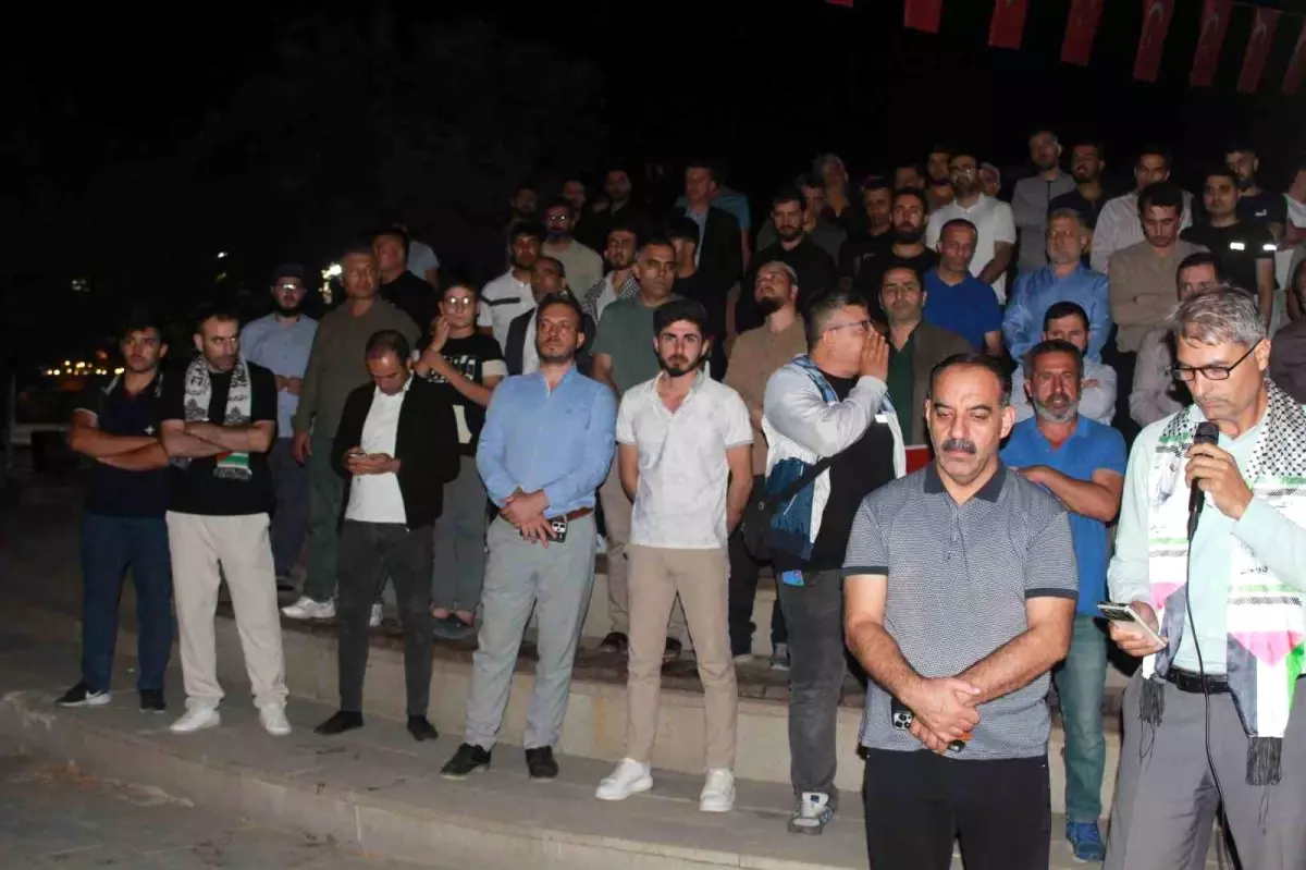 Siirt'te Gazze için İnsani Yardım Filo'suna Protesto