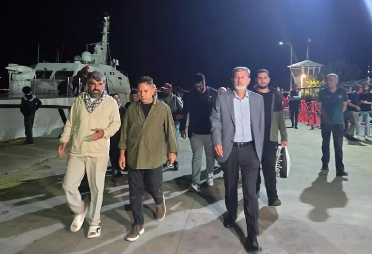 Gazze'ye Yardım Götüren Gönüllüler Ege'de Zor Anlar Yaşadı