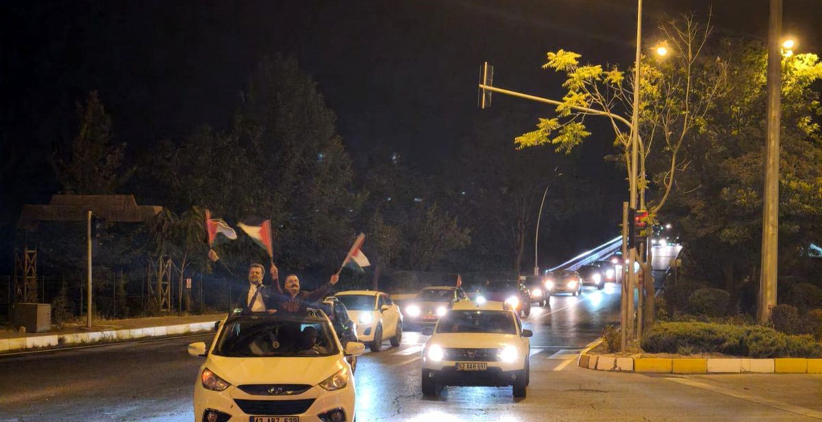 Tunceli'de Gazze için Filistin Destek Konvoyu Düzenlendi