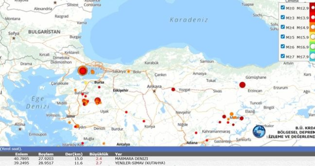 TÜRKİYE DEPREM HARİTASI FAY HATTI SORGULAMA 2025: Evimizin altından fay hattı geçiyor mu? Kuzey Anadolu fay hattı nereden geçiyor?