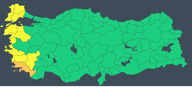 Warning with yellow and orange codes for 9 provinces! 100 kilograms of rainfall expected per square meter